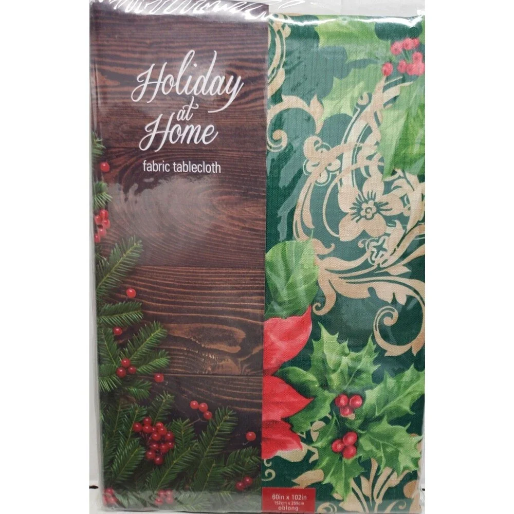 Printed Fabric Tablecloth,60x102